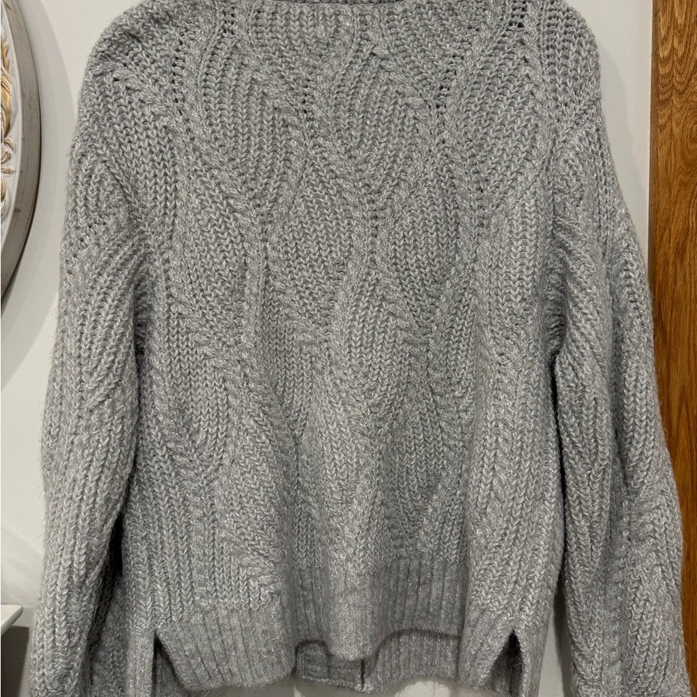 Universal Thread Silver Chunky Knit Cardigan - Picture 5 of 5